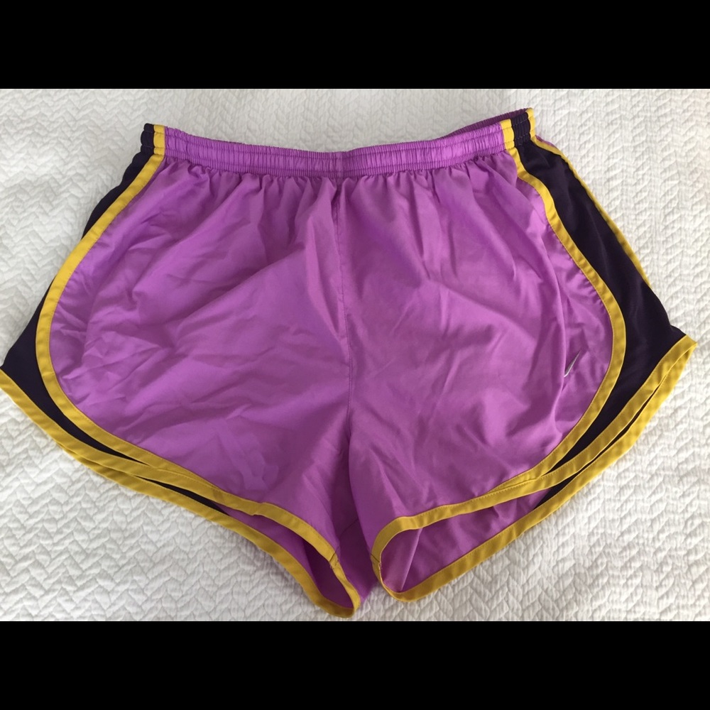 Nike tempo running shorts, purple